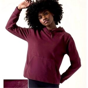 Athleta Deep Burgundy Hoodie